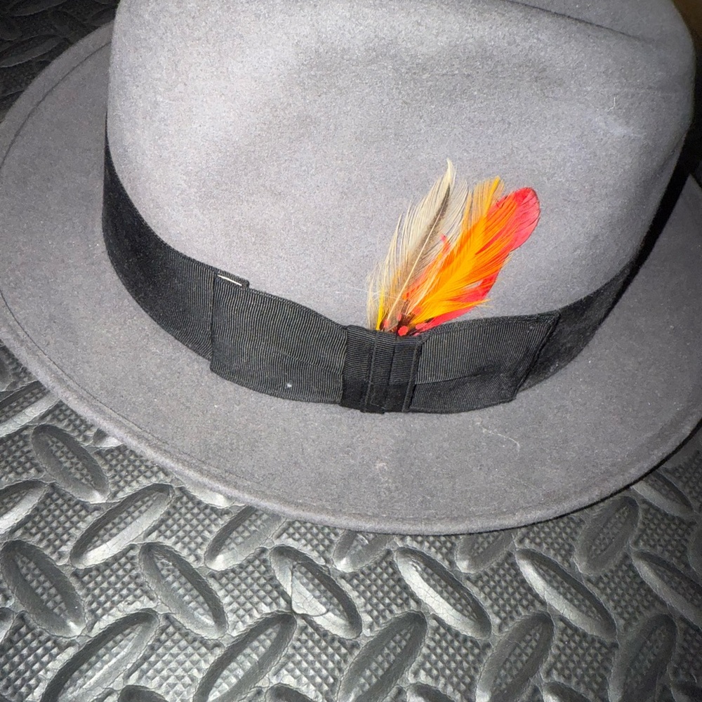 Burlesoni Fedora Genuine Fur Felt Hat